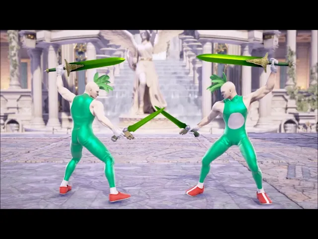 Sonic the Hedgehog and Friends in Soul Calibur